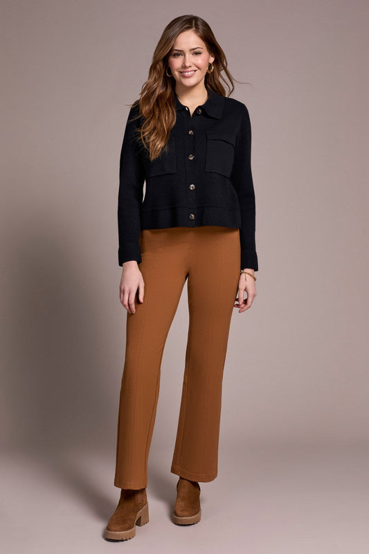 0002 Cardigan - Black HTI
