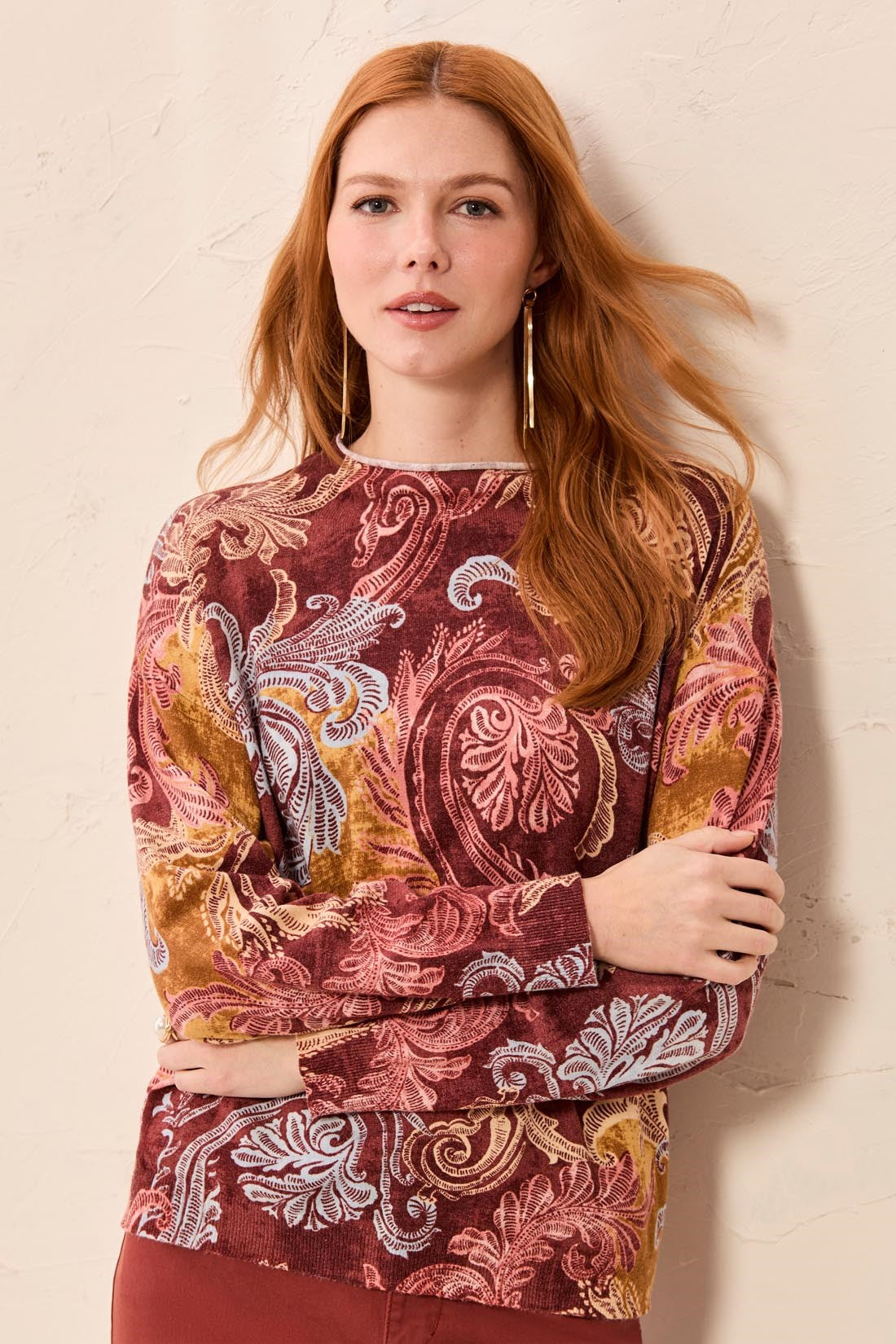 8169 Funnel NK Sweater HTI