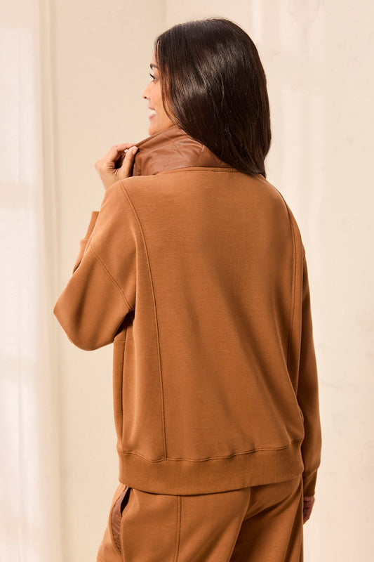 5032 Pullover Quilted Collar HTI