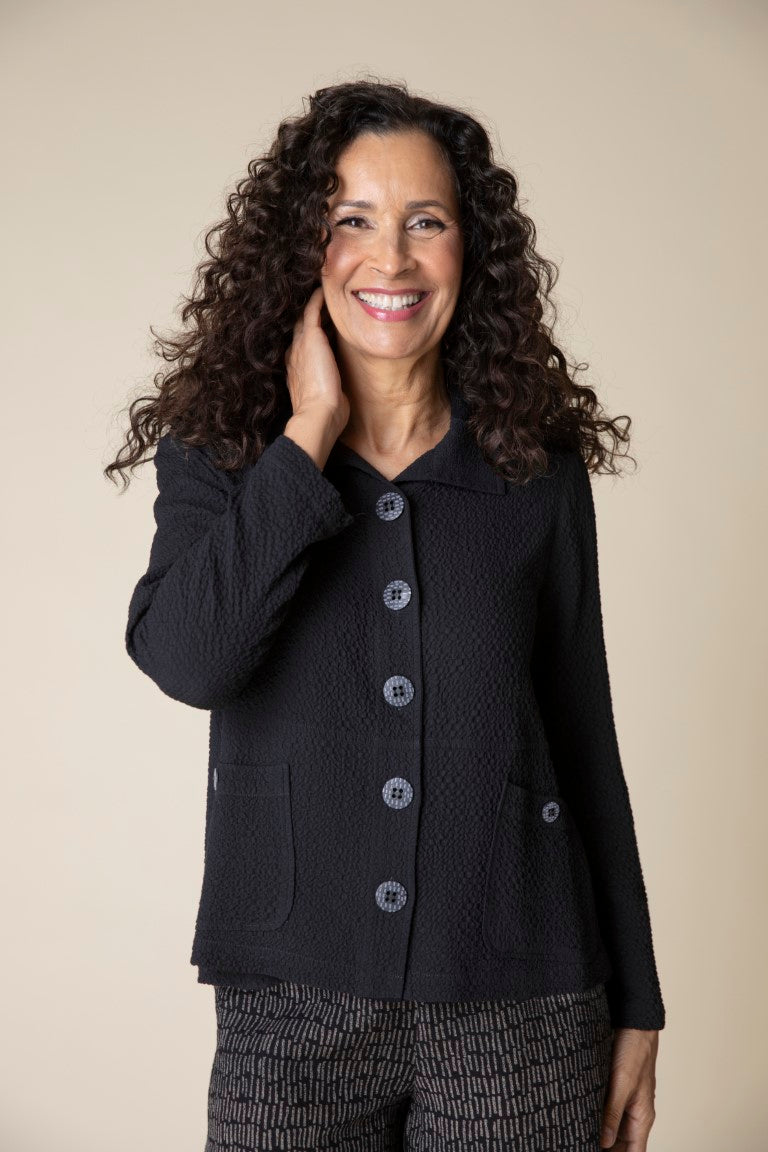 1312 Crepe Swing Jacket HAB