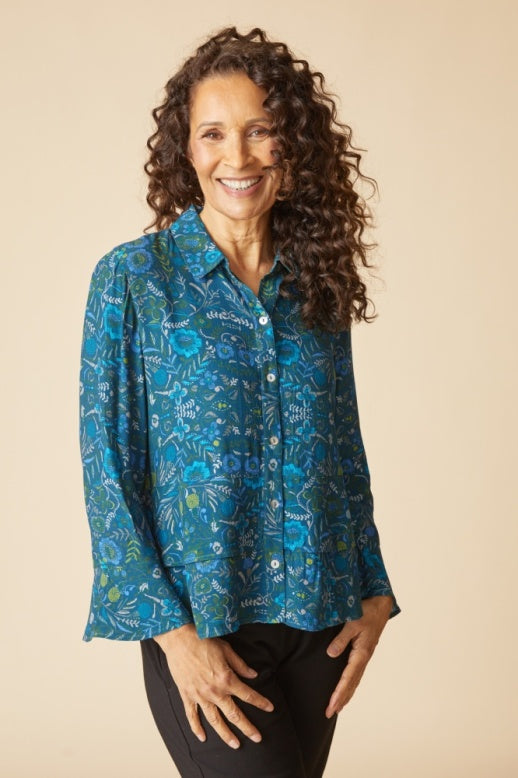 39620 Flounce Shirt HAB