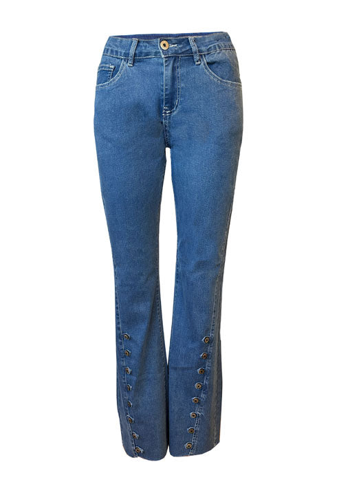 1BWD Button Trim Jean TBC